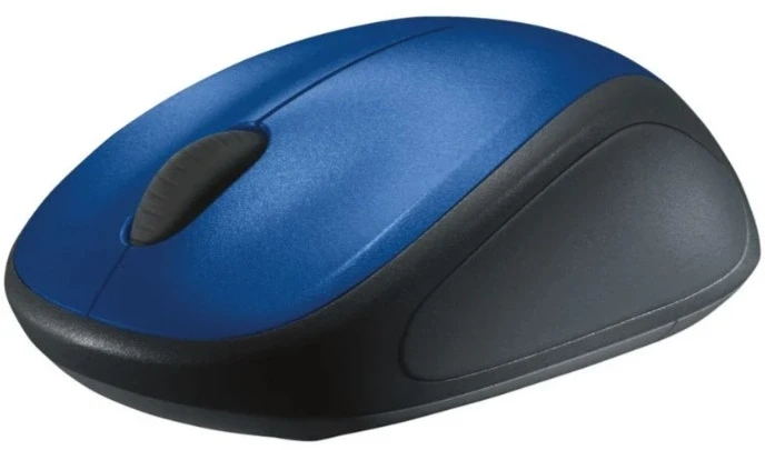 Мышь Logitech M235n синий/черный оптическая 1000dpi беспров. USB для ноутбука 2but (910-007131)