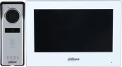 Комплект домофона Dahua DHI-KTH01 белый