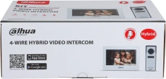 Комплект домофона Dahua DHI-KTH01 белый