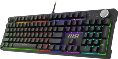 Клавиатура MSI GK320 механическая черный USB Multimedia for gamer LED (S11-04RU259-HH9) кабель 1.6м