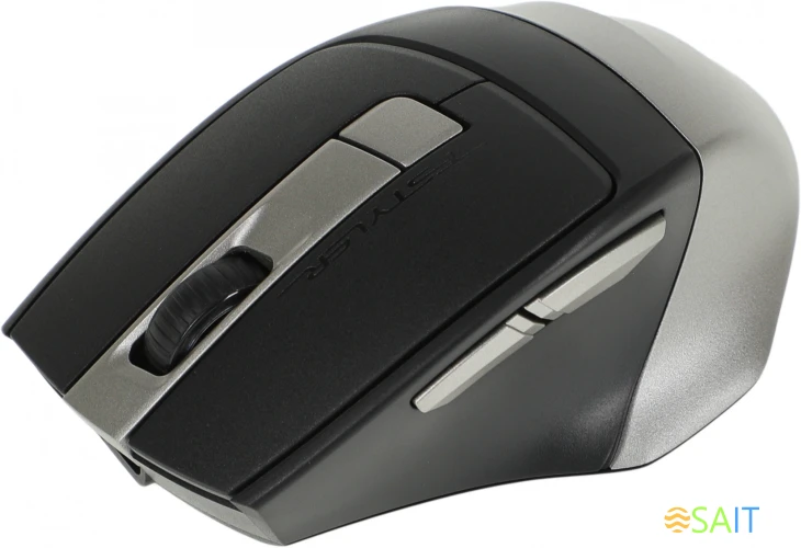 Мышь A4Tech Fstyler FB35C серый/черный оптическая 2000dpi беспров. BT/Radio USB 6but (FB35C SMOKY GREY)