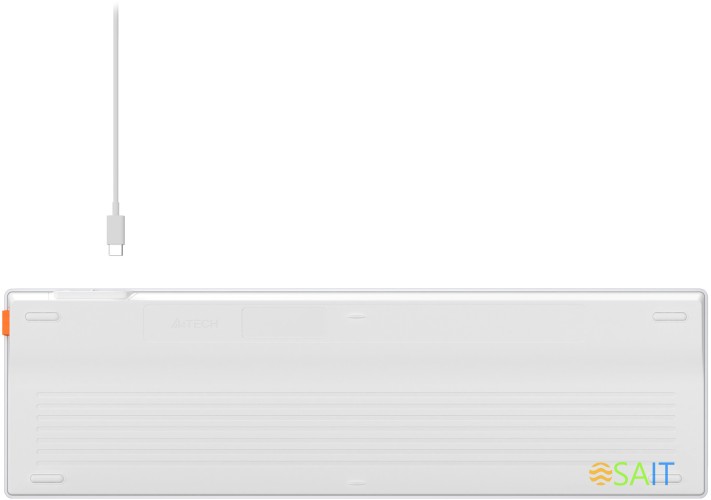 Клавиатура A4Tech Fstyler FBX50C белый USB беспроводная BT/Radio slim Multimedia (FBX50C WHITE)