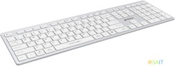 Клавиатура A4Tech Fstyler FBX50C белый USB беспроводная BT/Radio slim Multimedia (FBX50C WHITE)