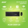 Клавиатура + мышь Acer OKR120 клав:черный мышь:черный USB беспроводная (ZL.KBDEE.007)