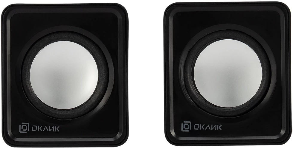 Колонки Оклик OK-331 2.0 черный 6Вт