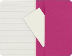 Блокнот Moleskine CAHIER JOURNAL CH011D17 Pocket 90x140мм обложка картон 64стр. линейка розовый неон (3шт)
