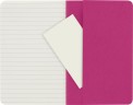 Блокнот Moleskine CAHIER JOURNAL CH011D17 Pocket 90x140мм обложка картон 64стр. линейка розовый неон (3шт)