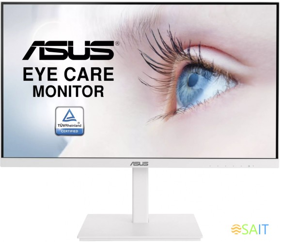 Монитор Asus 27" VA27DQSB-W белый IPS LED 16:9 HDMI M/M матовая HAS Piv 250cd 178гр/178гр 1920x1080 75Hz FreeSync VGA DP FHD USB 6.8кг