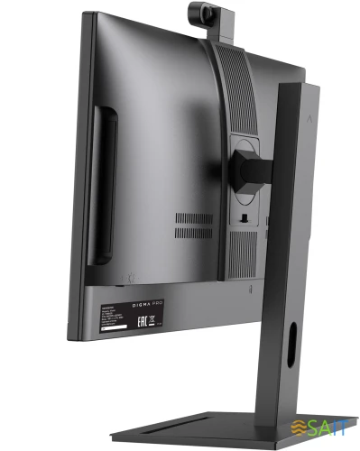 Моноблок Digma Pro Vision 23.8" Full HD Ryzen 5 5500U (2.1) 16Gb SSD512Gb RGr CR Windows 11 Professional Eth WiFi BT 90W клавиатура мышь Cam черный 1920x1080