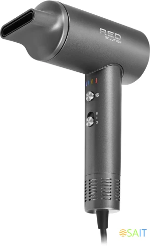 Фен Red Solution RF-510 1400Вт серый/серебристый