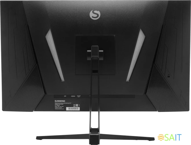 Монитор SunWind 24.5" SM-25FI401 черный IPS LED 3ms 16:9 HDMI матовая 250cd 178гр/178гр 1920x1080 180Hz G-Sync FreeSync DP FHD 3.3кг