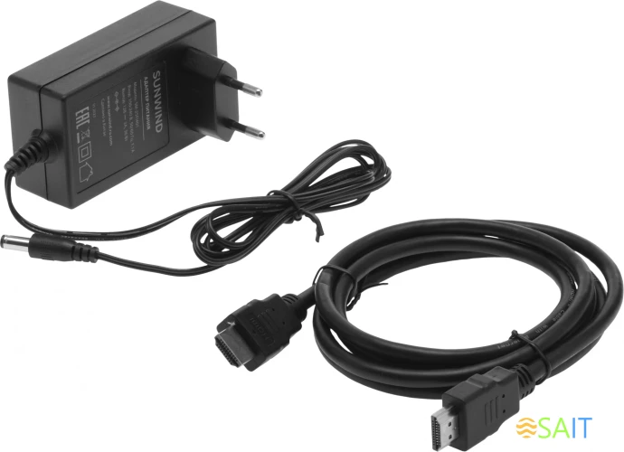 Монитор SunWind 24.5" SM-25FI401 черный IPS LED 3ms 16:9 HDMI матовая 250cd 178гр/178гр 1920x1080 180Hz G-Sync FreeSync DP FHD 3.3кг