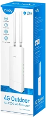 Роутер беспроводной Cudy LT700 OUTDOOR AC1200 10/100/1000BASE-TX/4G cat.6 белый