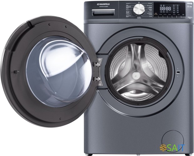 Стиральная машина Maunfeld MFWM1410SB02 класс: A+++ загр.фронтальная макс.:10кг темно-серебристый инвертор