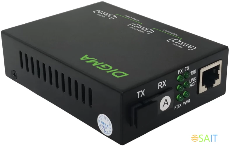 Медиаконвертер Digma DMC-1F35-20A