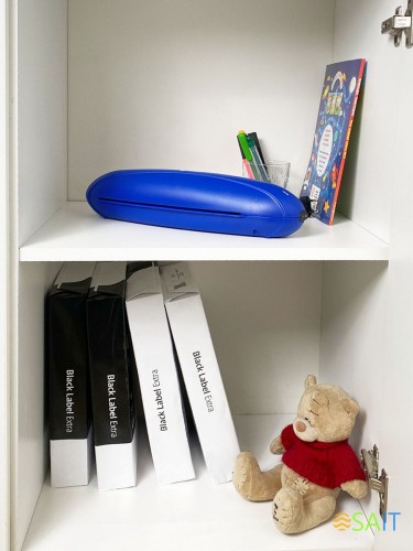 Ламинатор Heleos ЛМА4РС синий/черный A4 (75-150мкм) 25см/мин (2вал.) лам.фото