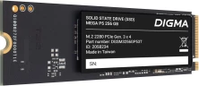 Накопитель SSD Digma PCIe 3.0 x4 256GB DGSM3256GP53T Mega P5 M.2 2280