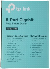 Коммутатор TP-Link TL-SG108E (L2) 8x1Гбит/с управляемый