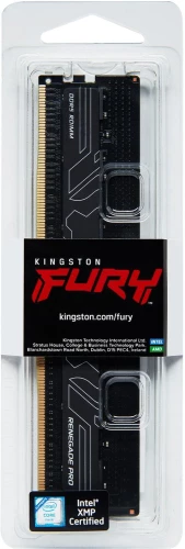 Память DDR5 16GB 5600MHz Kingston KF556R36RB-16 Fury Renegade Pro Black XMP RTL PC5-44800 CL36 RDIMM ECC 288-pin 1.25В single rank Ret