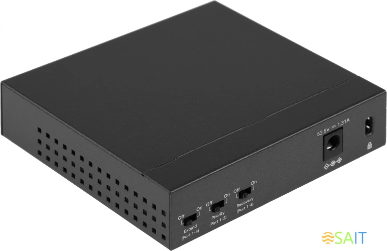 Коммутатор TP-Link TL-SF1005P (L2) 5x100Мбит/с 4PoE 58W неуправляемый