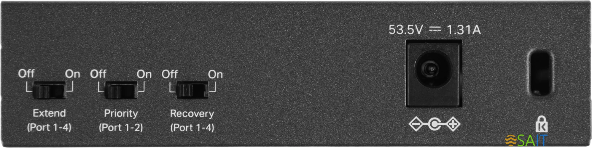 Коммутатор TP-Link TL-SF1005P (L2) 5x100Мбит/с 4PoE 58W неуправляемый