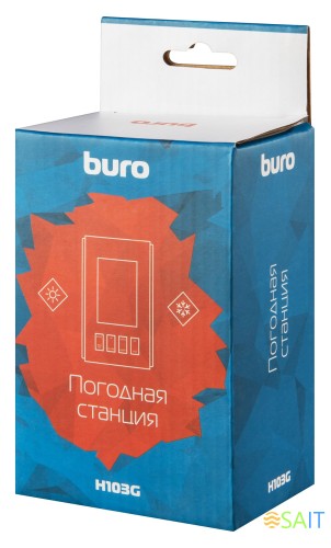 Погодная станция Buro H103G серебристый/черный