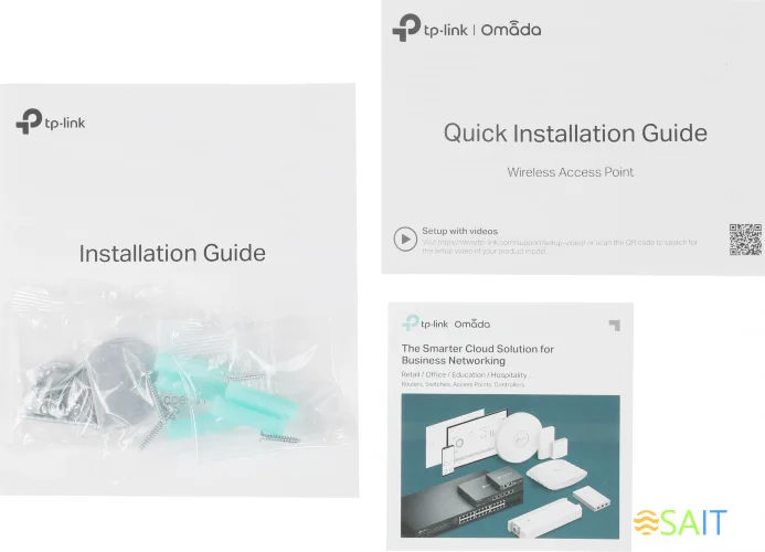 Точка доступа TP-Link EAP110 N300 10/100BASE-TX белый