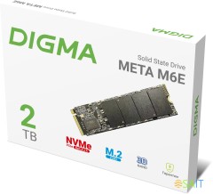 Накопитель SSD Digma PCIe 4.0 x4 2TB DGSM4002TM6ET Meta M6E M.2 2280