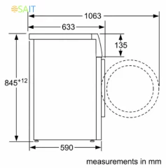 Стиральная машина Bosch WGA2540XME пан.англ. загр.фронтальная макс.:10кг серебристый