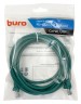 Патч-корд Buro UTP-5E-3M-GR UTP 4 пары cat.5E CCA molded 3м зеленый RJ-45 (m)-RJ-45 (m)