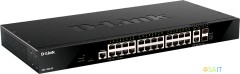 Коммутатор D-Link DGS-1520-28/A1A (L3) 24x1Гбит/с 2x10Гбит/с 2xКомбо(10GBase-T/SFP+) управляемый
