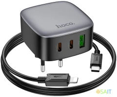 Сетевое зар./устр. Hoco CS33A 30W 3A (PD+QC) (PD30W(TYPE-C TO TYPE-C) 17536)
