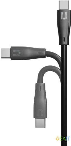 Кабель Uzay UZ-12CC-C1809-9-BK USB Type-C (m)-USB Type-C (m) 1.2м черный коробка (упак.:1шт)