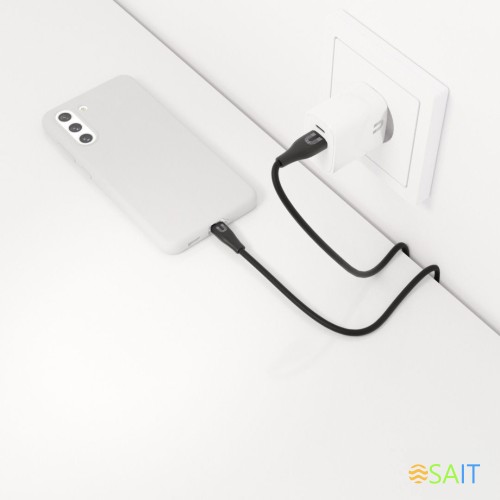 Кабель Uzay UZ-12CC-C1809-9-BK USB Type-C (m)-USB Type-C (m) 1.2м черный коробка (упак.:1шт)