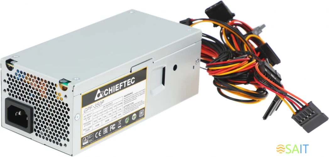 Блок питания Chieftec TFX 350W SMART GPF-350P 80+ bronze (20+4pin) APFC 80mm fan 2xSATA