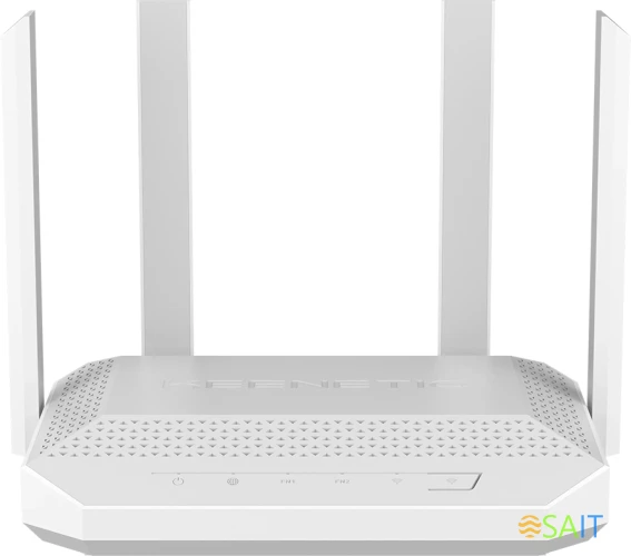 Роутер беспроводной Keenetic Giga (KN-1012) AX3000 10/100/1000BASE-TX/SFP/4g ready белый