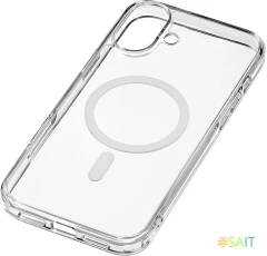 Чехол (клип-кейс) uBear для Apple iPhone 16 Plus Real with MagSafe прозрачный (CS397TT67RL-I24M)