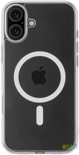 Чехол (клип-кейс) uBear для Apple iPhone 16 Plus Real with MagSafe прозрачный (CS397TT67RL-I24M)