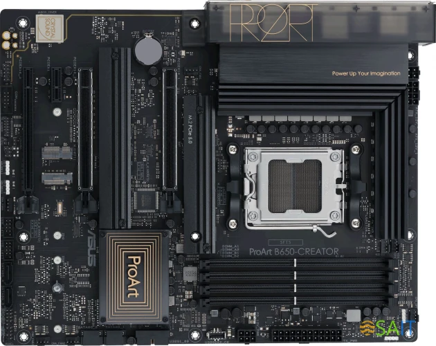 Материнская плата Asus PROART B650-CREATOR SocketAM5 AMD B650 4xDDR5 ATX AC`97 8ch(7.1) 1 x 2.5Gigabit + Gigabit Ethernet RAID+HDMI+DP