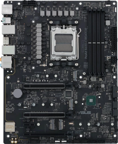Материнская плата Asus PROART B650-CREATOR SocketAM5 AMD B650 4xDDR5 ATX AC`97 8ch(7.1) 1 x 2.5Gigabit + Gigabit Ethernet RAID+HDMI+DP