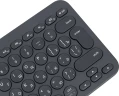 Клавиатура Logitech K380 темно-серый беспроводная BT slim Multimedia для ноутбука (920-007584)