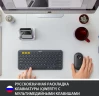 Клавиатура Logitech K380 темно-серый беспроводная BT slim Multimedia для ноутбука (920-007584)