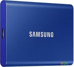 Накопитель SSD Samsung USB-C 500Gb MU-PC500H/WW T7 1.8" синий