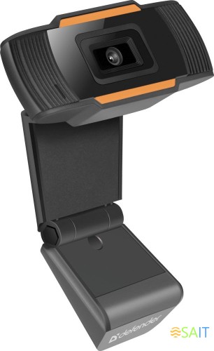 Камера Web Defender G-Lens 2579 черный 2Mpix (1280x720) USB2.0 с микрофоном