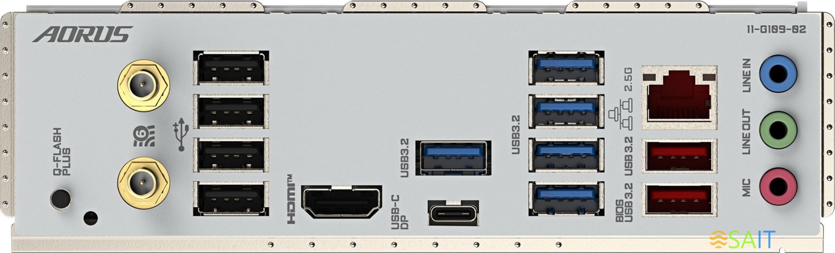Материнская плата Gigabyte B650E AORUS ELITE X AX ICE SocketAM5 AMD B650 4xDDR5 ATX AC`97 8ch(7.1) 2.5Gg RAID+HDMI