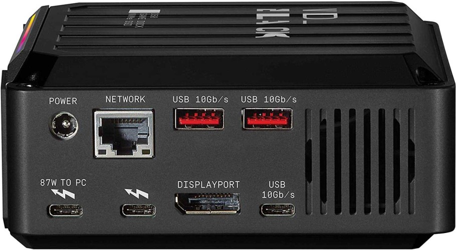 Накопитель SSD WD Thdb3 1Tb WDBA3U0010BBK-EESN D50 Game Dock 1.8" черный USB 3.1 type C