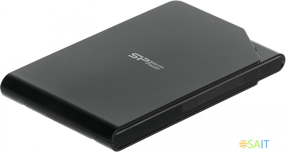 Жесткий диск Silicon Power USB 3.0 1Tb SP010TBPHDS03S3K S03 Stream 2.5" черный