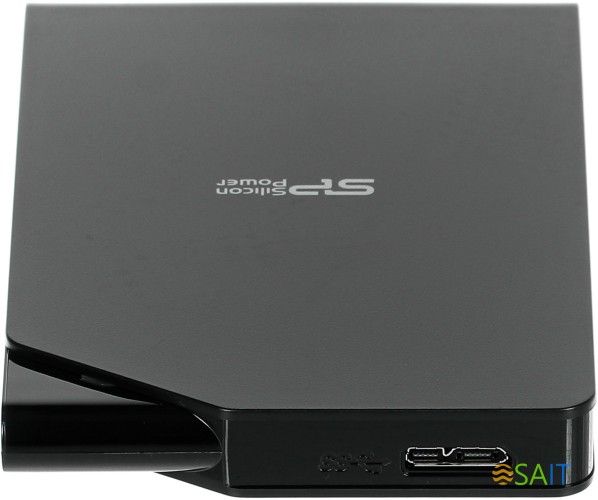 Жесткий диск Silicon Power USB 3.0 1Tb SP010TBPHDS03S3K S03 Stream 2.5" черный