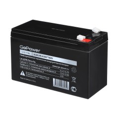 Аккумулятор свинцово-кислотный GoPower LA-1270/security 12V 7Ah клеммы T1/ F1 (1/5) GoPower LA-1270/security 12V 7Ah клеммы T1/ F1 (1/5)
