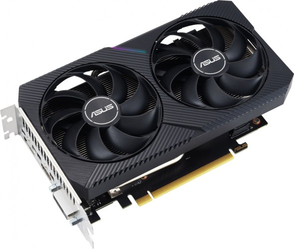 Видеокарта Asus PCI-E 4.0 DUAL-RTX3050-O8G-V2 NVIDIA GeForce RTX 3050 8Gb 128bit GDDR6 1822/14000 DVIx1 HDMIx1 DPx1 HDCP Ret